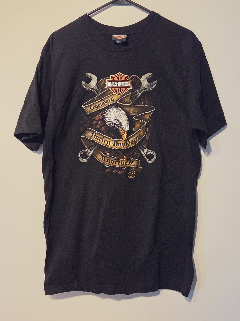 Harley-Davidson Men's Black Eagle Graphic T-Shirt Charlotte, NC